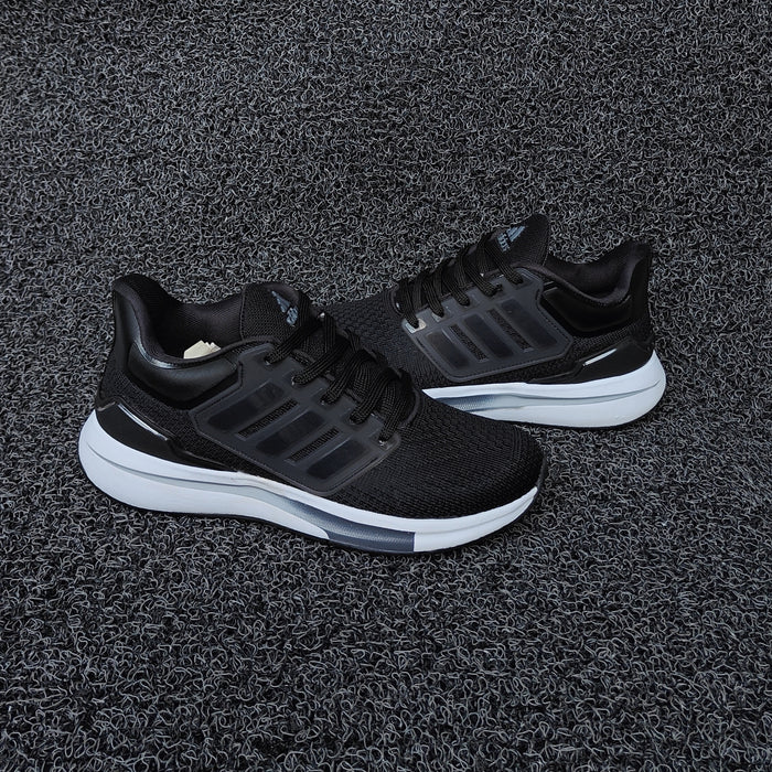 EQ21 Run Shoes Black White