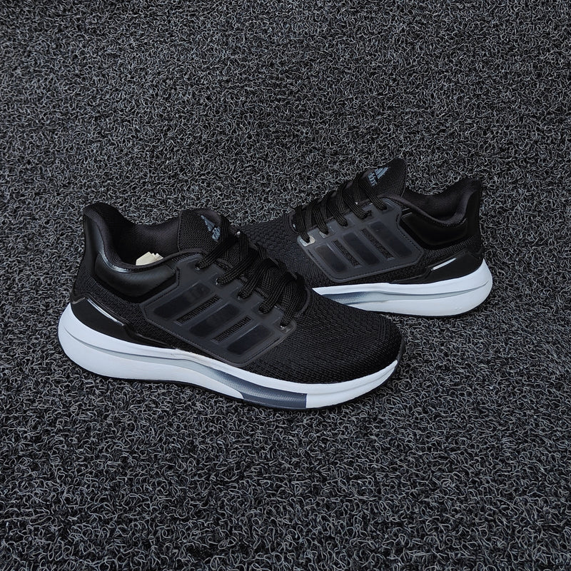 EQ21 Run Shoes Black White
