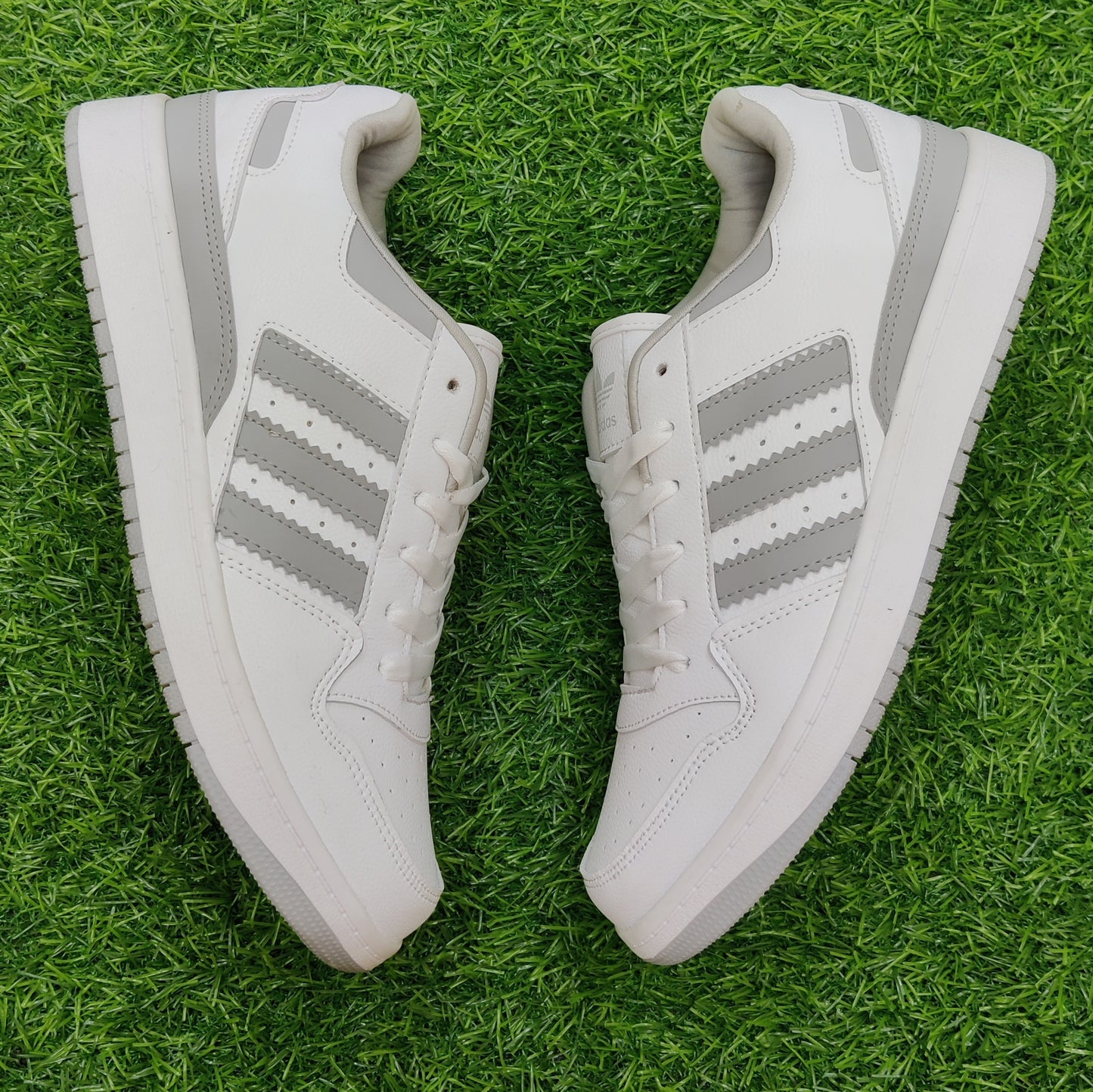 Forum White/Grey Leather Quality