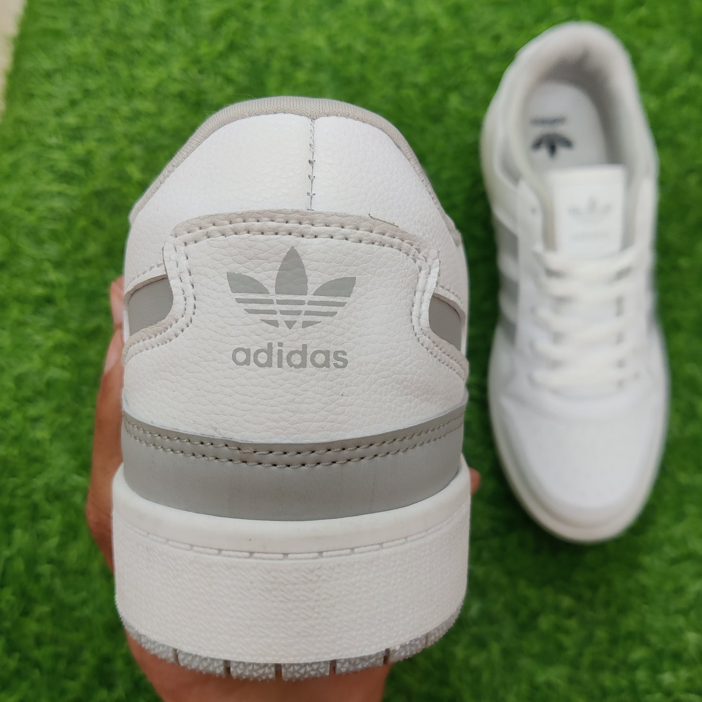 Forum White/Grey Leather Quality