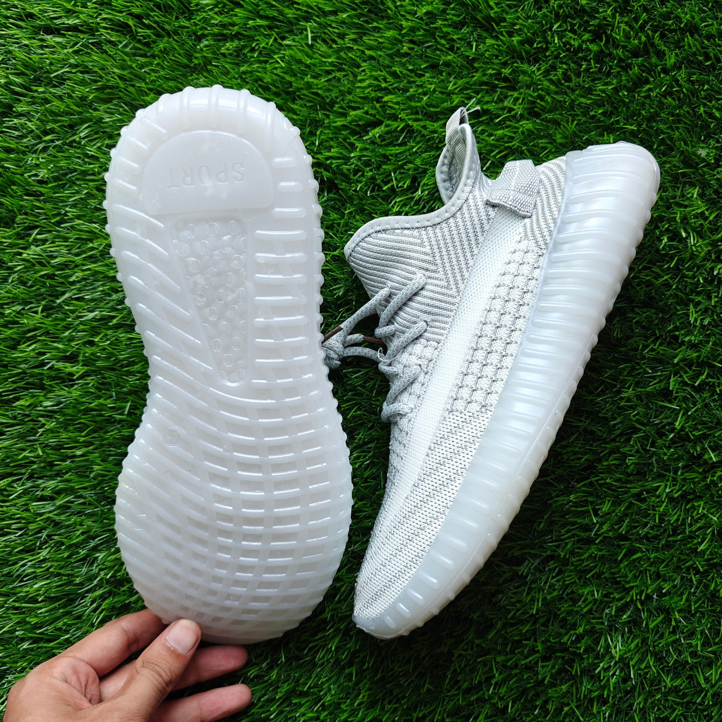 Yezzy Grey White