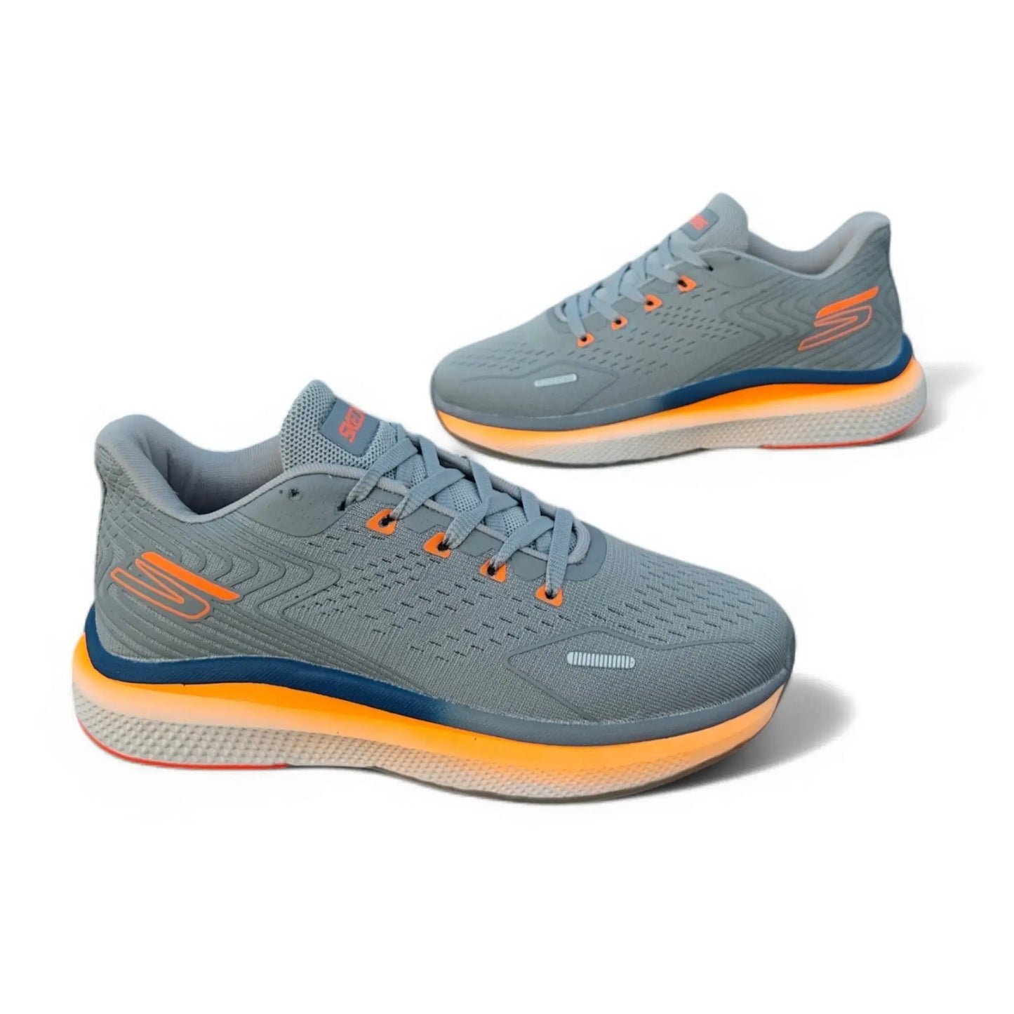 Skechers Go Run Grey Orange