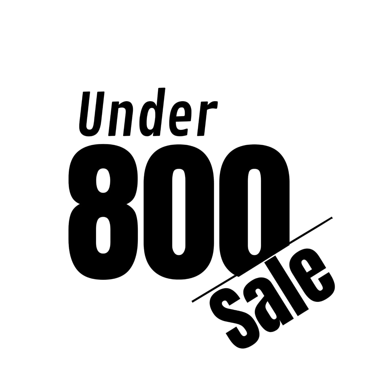 Under 800