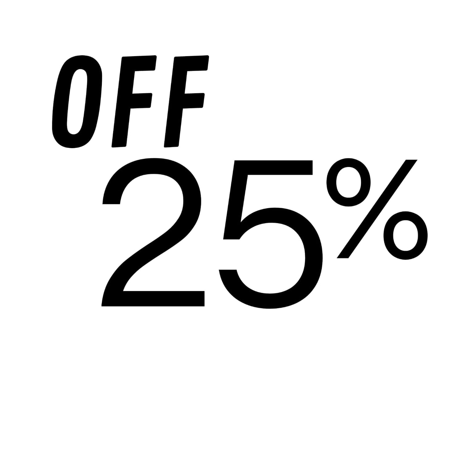 Flat 25% OFF