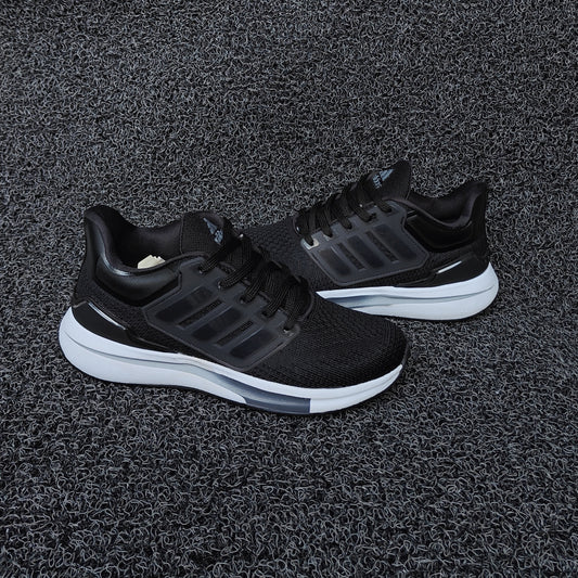 EQ21 Run Shoes Black White