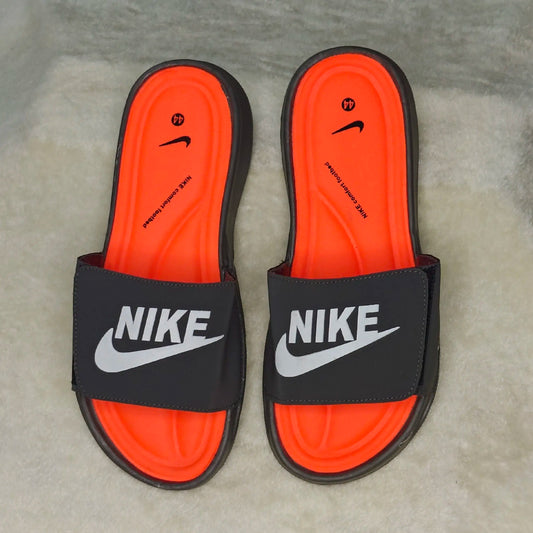 Flipflops Grey Orange Memory Form