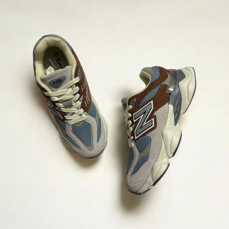 9060 Grey Blue Brown