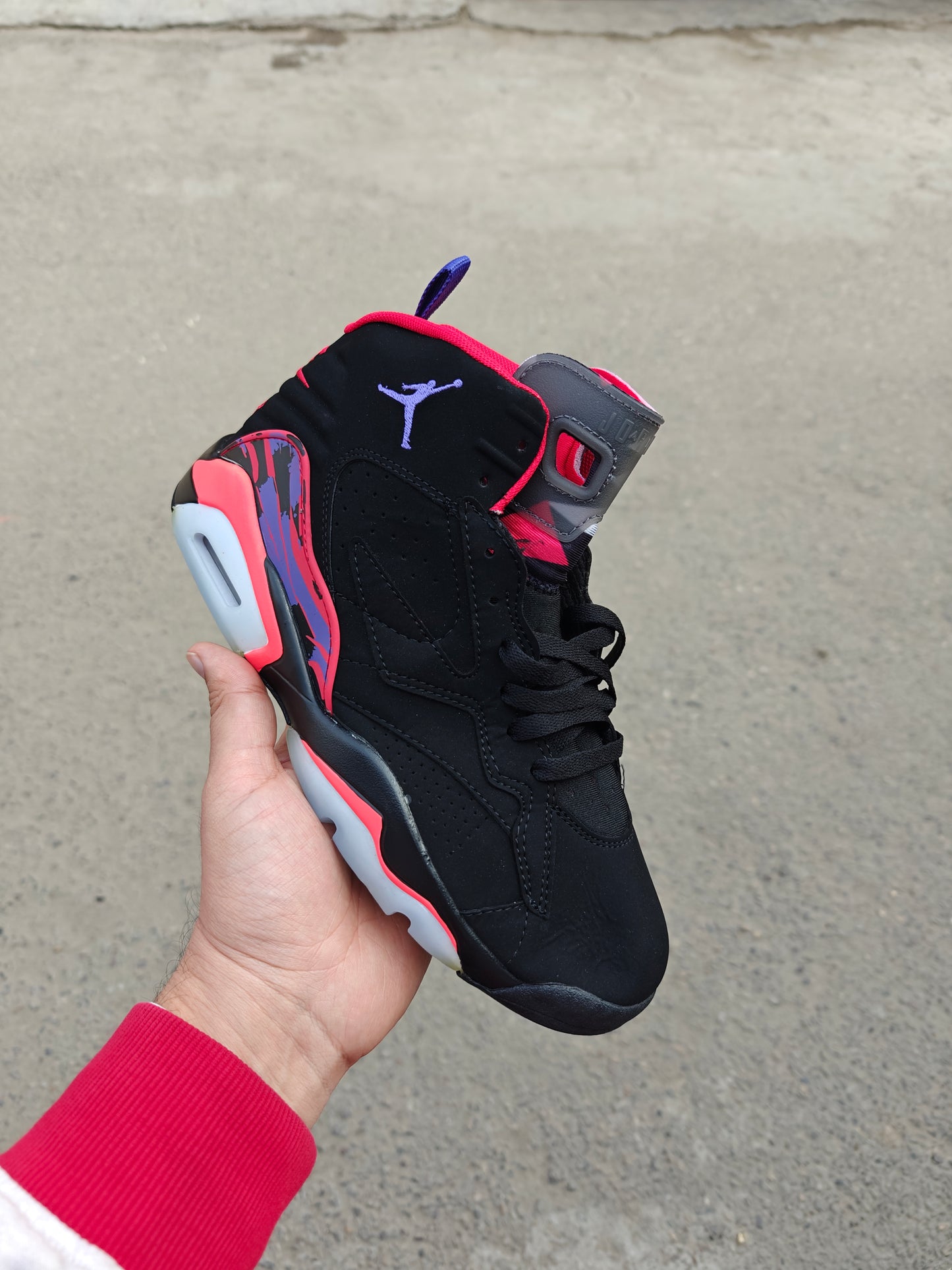 Jumpman MVP Black University Red 7A