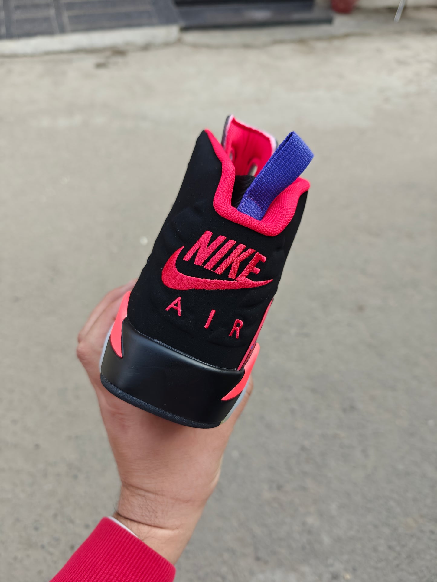 Jumpman MVP Black University Red 7A