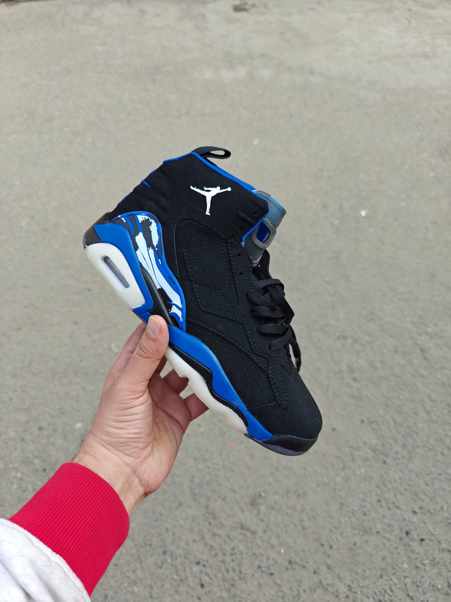 Jumpman MVP Black University Blue 7A
