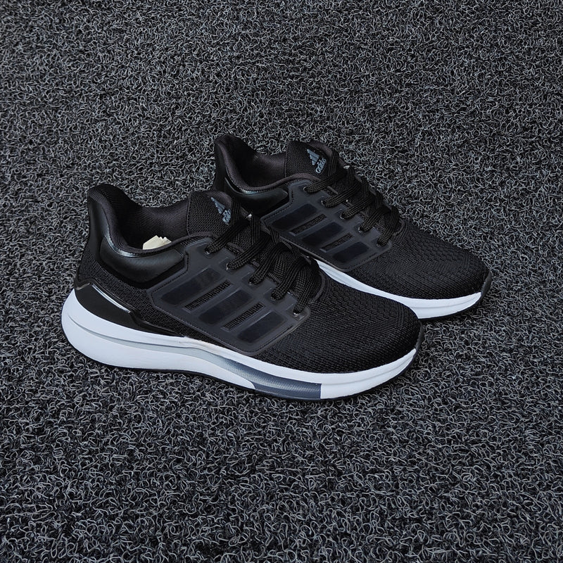 EQ21 Run Shoes Black White