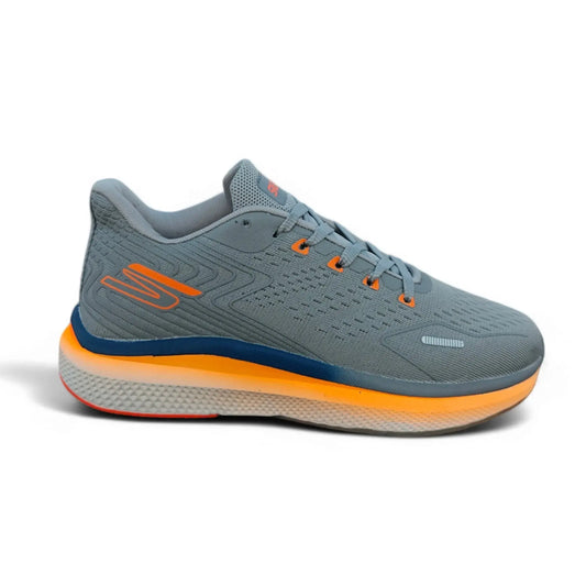Skechers Go Run Grey Orange