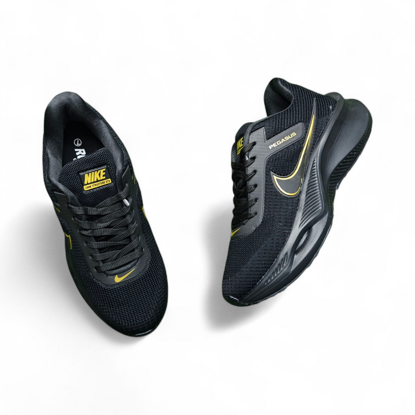 Zoom X Pegasus Full Black Golden