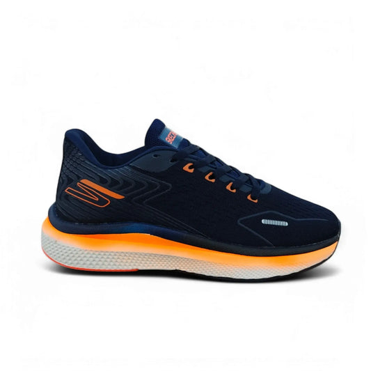 Skechers Go Run Navy Orange