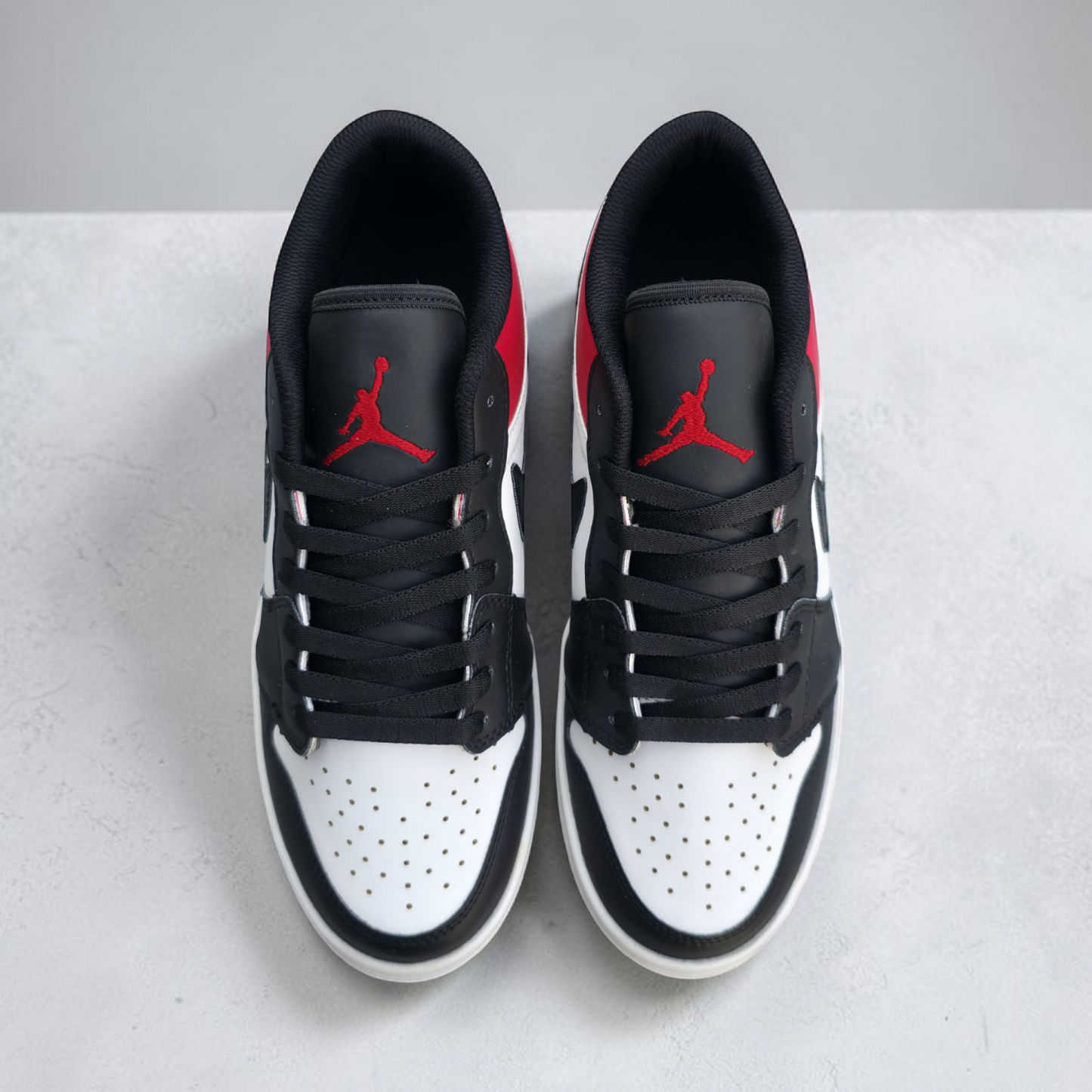 Jordan 1 Low Black Red