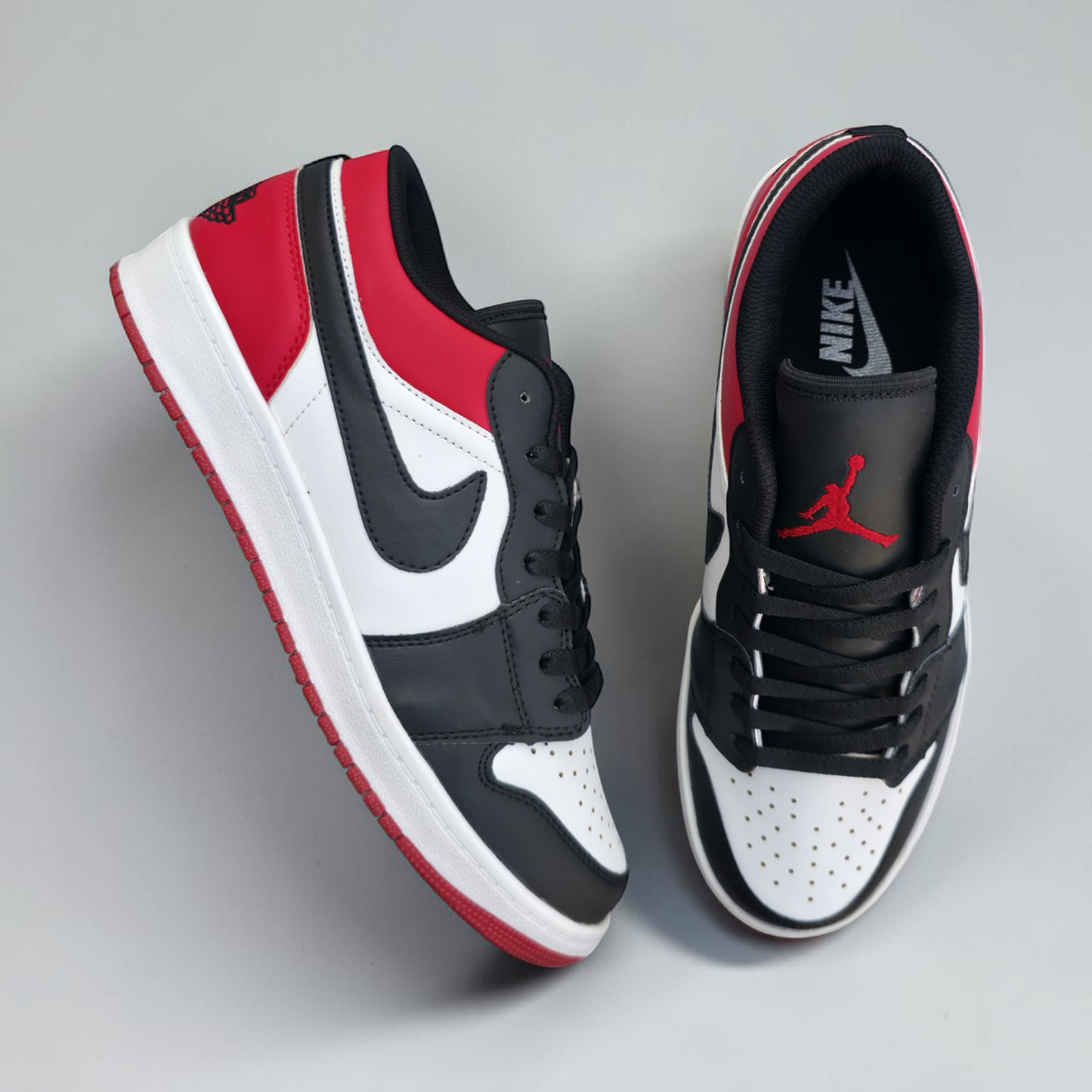 Jordan 1 Low Black Red