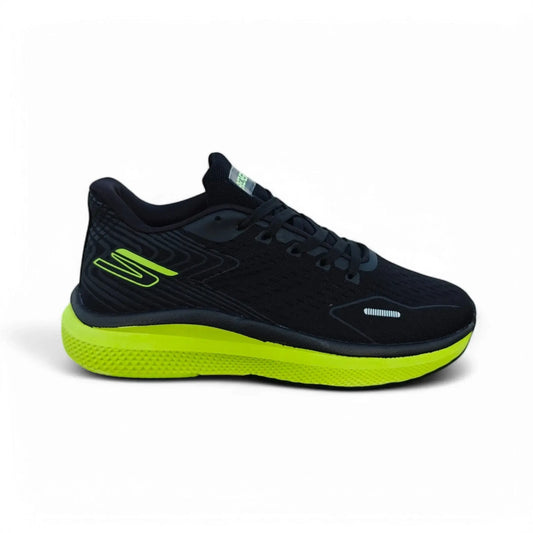 Skechers Go Run Black Neon
